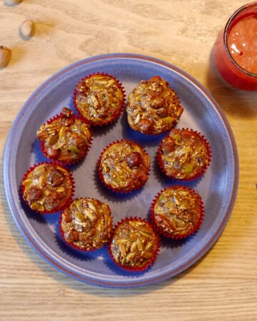 Nemme glutenfrie kernemuffins - lige til madpakken