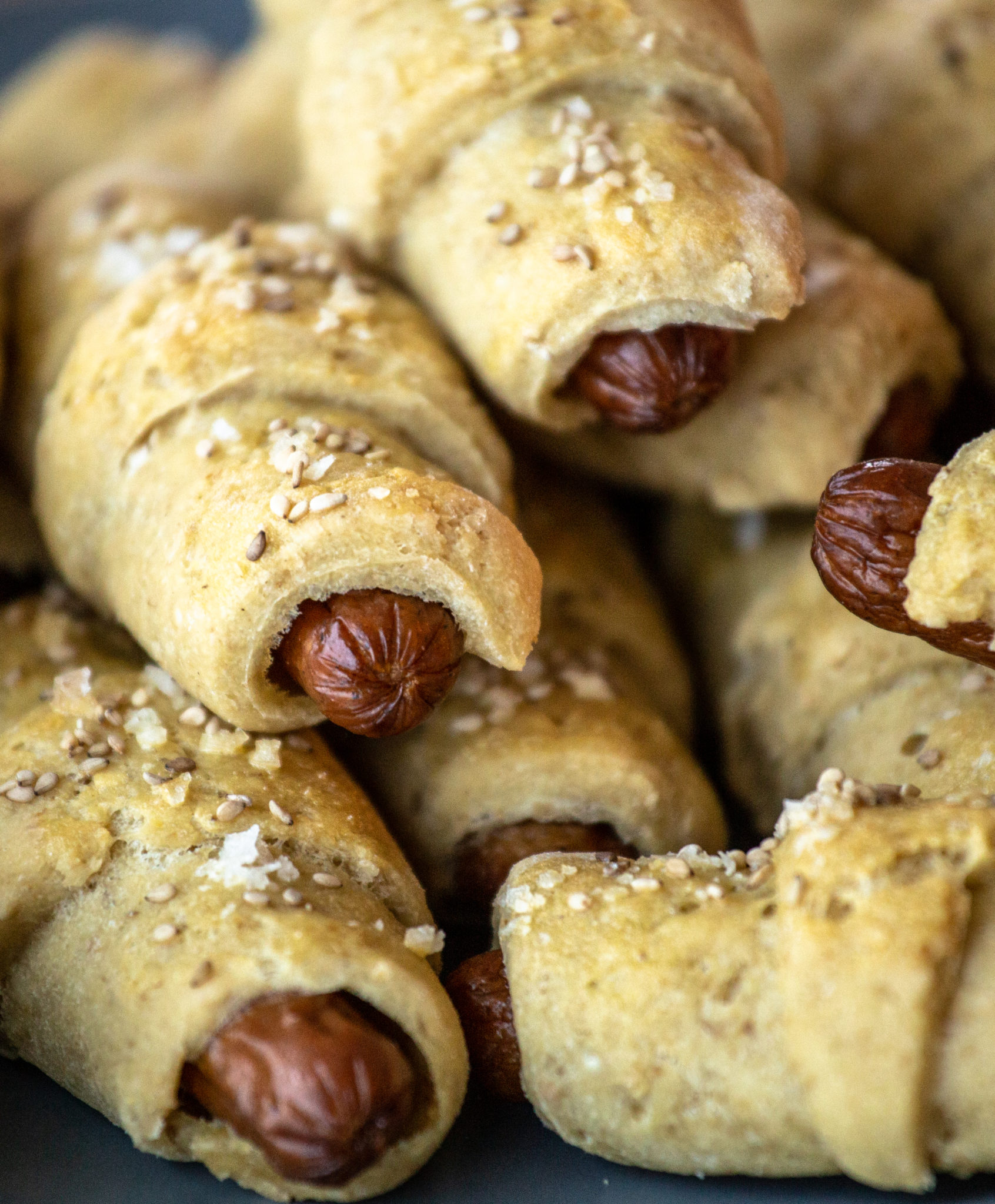 Billede af pølsehorn fra kursus i glutenfri bagning