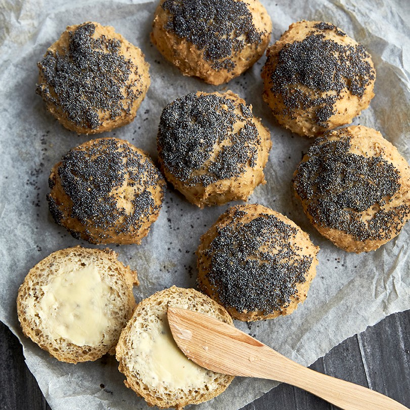 Glutenfri bagekursus for køkkenansatte - Glutenfri rundstykker kursus i glutenfri bagning - lær at bage glutenfri rundstykker