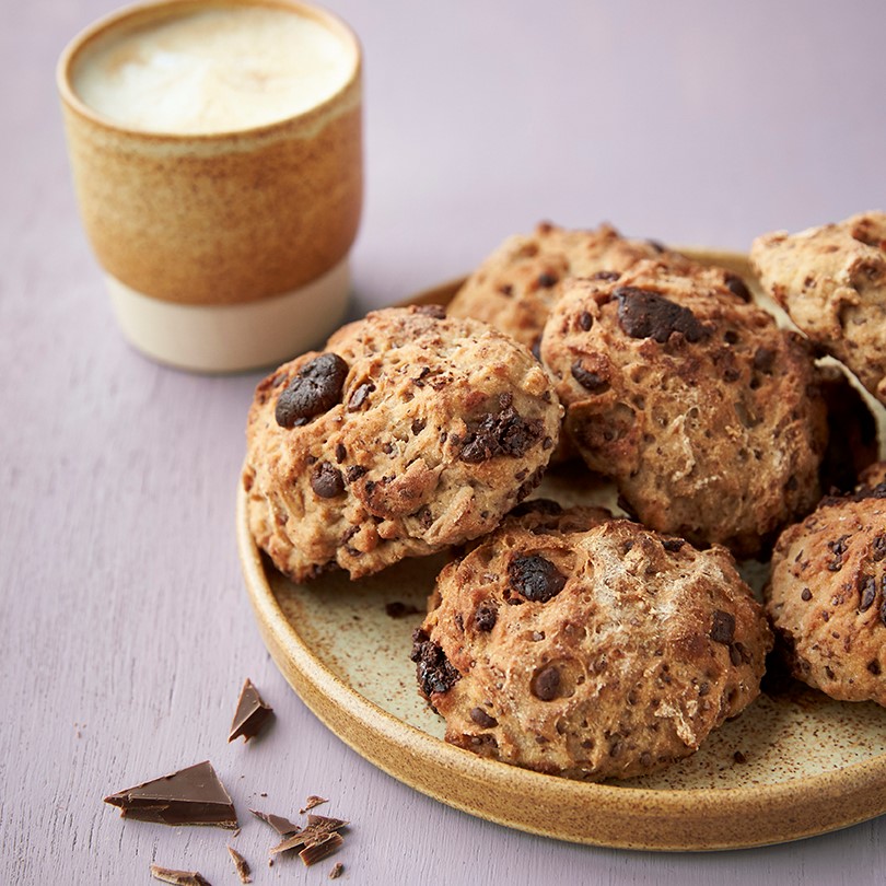 glutenfri bagekursus Billede af glutenfri chokoladeboller fra bagekursus med Karina Baagø