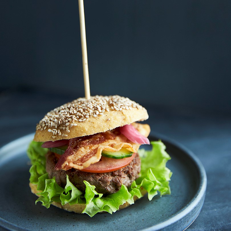 glutenfri burgerboller Billede af bugerboller fra bagekursus i glutenfrit brød