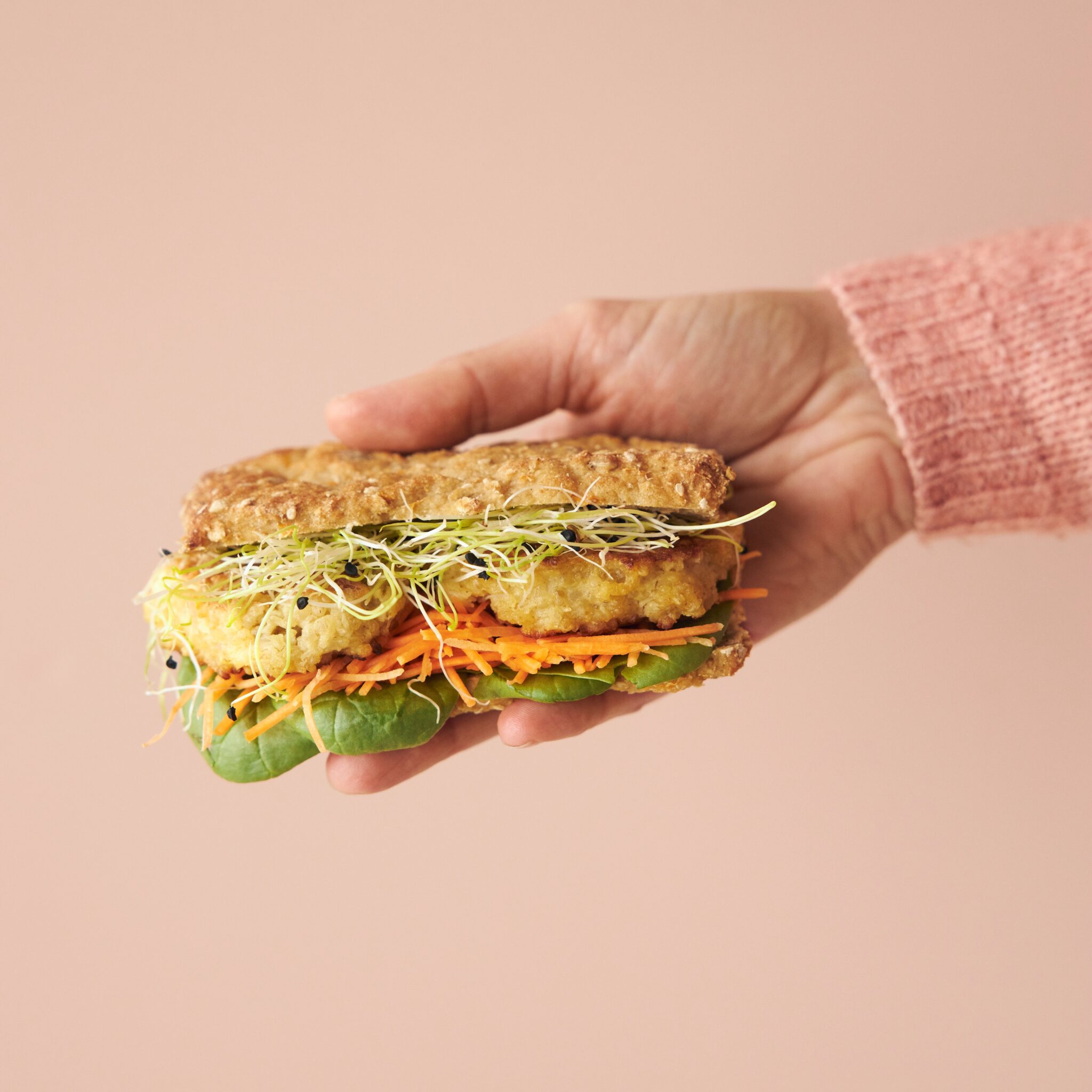 Delle glutenfri sandwich med sæd kartoffel fra bogen Madpakker uden gluten