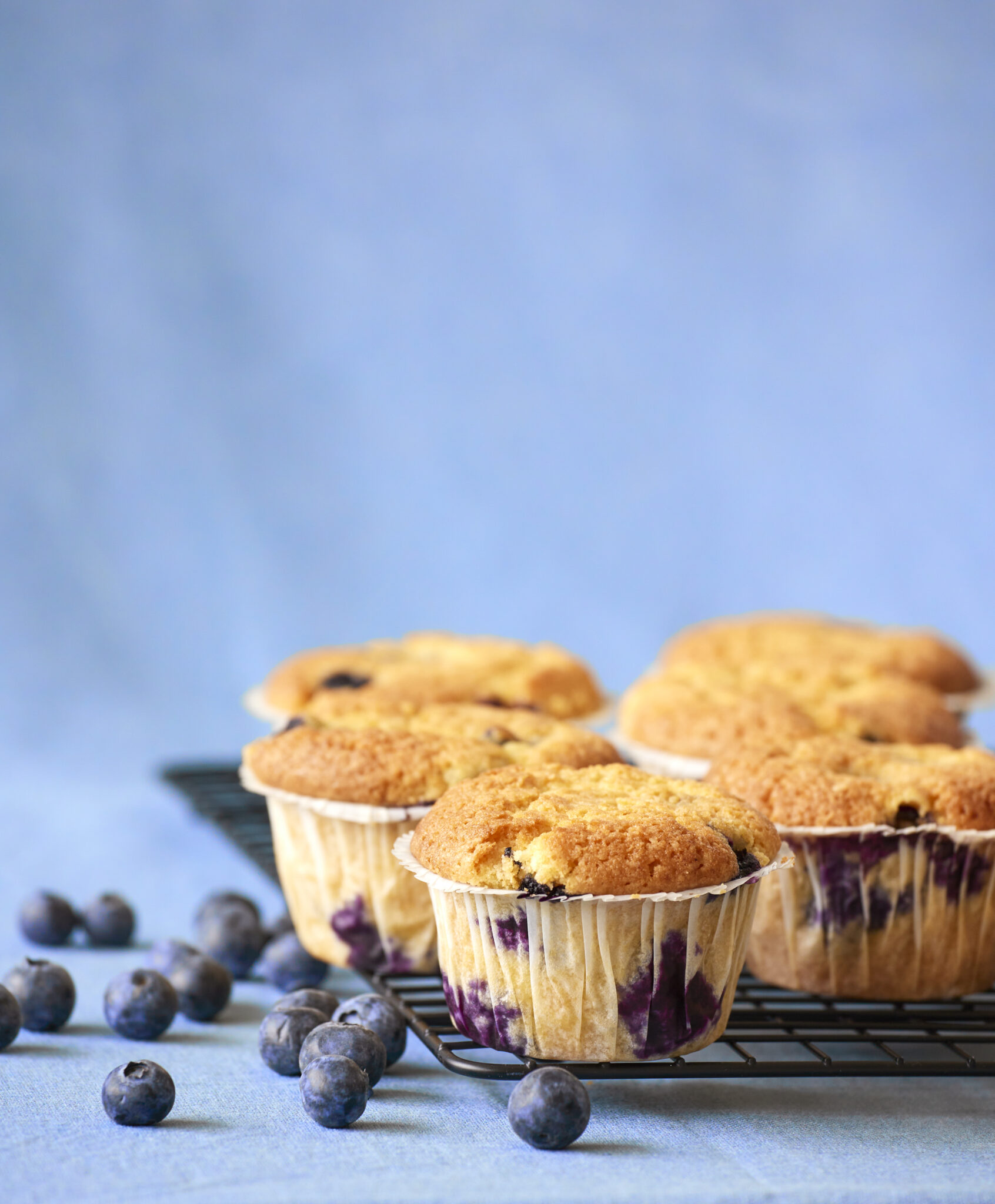 glutenfri blåbærmuffins Glutenfri blåbærmuffins fra bogen Kager ud kender - bare glutenfri.