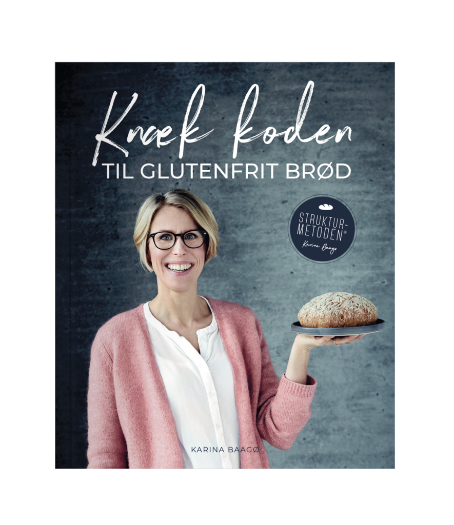 Forsiden på Knæk Koden til Glutenfrit Brød af Karina Baagø
