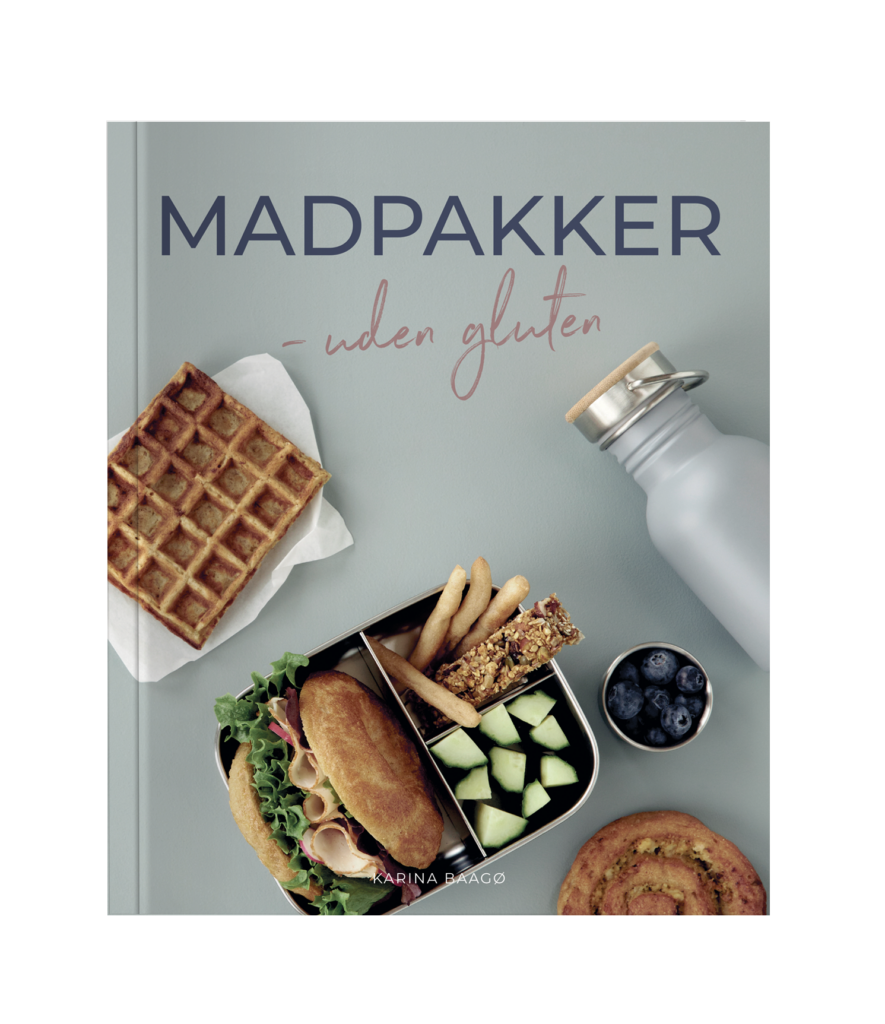 Forside på Madpakker uden gluten af Karina Baagø